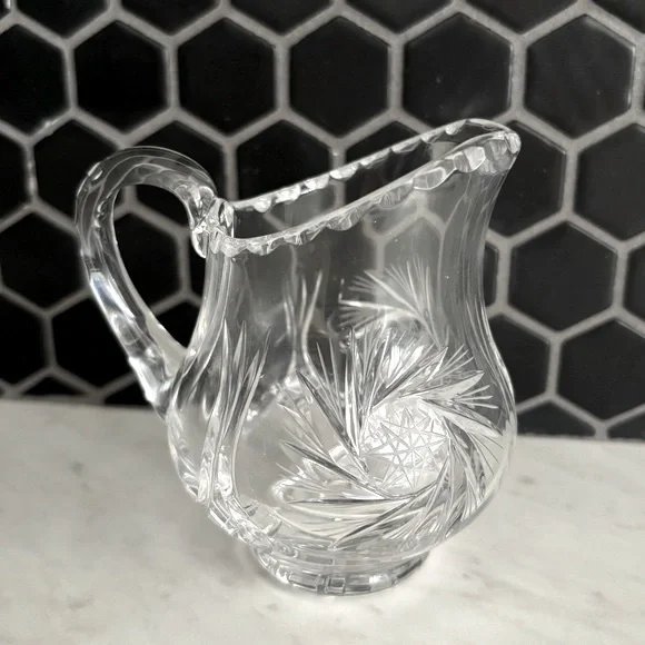 Pinwheel Crystal Mini Pitcher - Picture 5 of 8